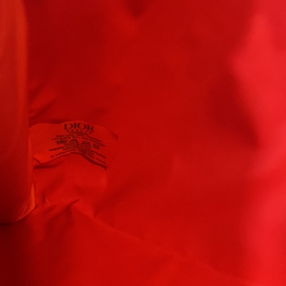 Dior Cosmetic Red Canvas Pouch - Picture 5 of 5